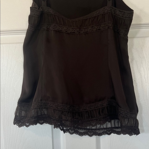 LOFT Brown Lace Trim Camisole - Picture 5 of 6